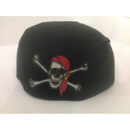 Chapéu Coquinho Pirata com Caveira e Bandana - Extra Festas