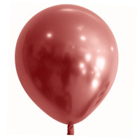 Balão 9" Joy com 25 Metálico Vermelho