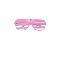 Óculos Persiana Pisca - Rosa Pastel