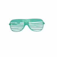 Óculos Persiana Pisca - Verde Pastel