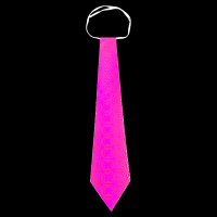 Gravata Holográfica - Rosa Pink - 1